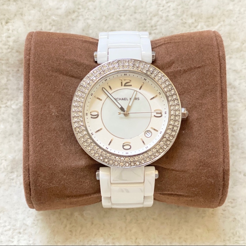 Michael Kors White Ceramic Watch